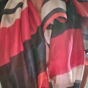 100% silk scarf/wrap